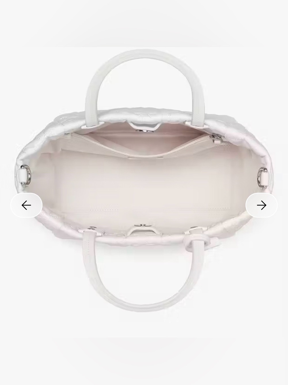 Kate Spade New York Tilly Quilted Sm Tote. White Dove. - Picture 12 of 15